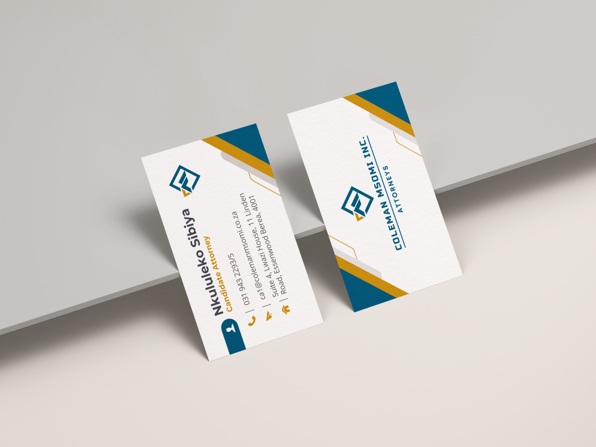 Business Card Mockup Sanele